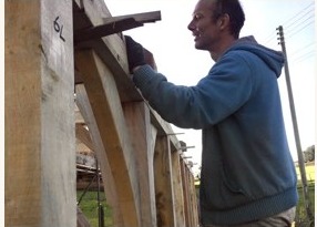 Building a timber structure